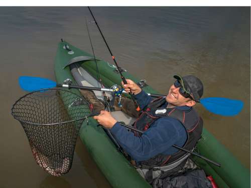 Kayak fishing for bass
